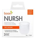 Imagen de Repuestos X3 Vasos Bolsa Silicona De Mamaderas Boon 120ml Blanco