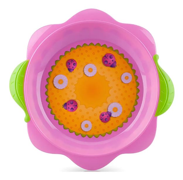 Imagen de Plato infantil flores Nuby