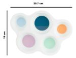 Imagen de Plato con 5 divisiones apto para Microondas