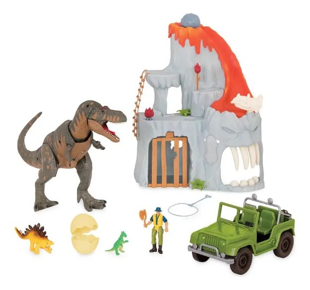 Imagen de Set aventura con dinosaurio T-rex con sonidos y luces