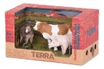 Imagen de Figuras Animales Granja: Burro, Vaca Holstein, Cerdo 3 Años+