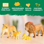 Imagen de Juguete Figuras De Animales Familia De Leones Niños 3años+