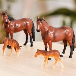 Imagen de Juguete Figuras De Animales Familia De Caballos Niños 3años+