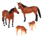 Imagen de Juguete Figuras De Animales Familia De Caballos Niños 3años+