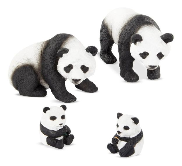 Imagen de Figuras De Animales Familia Osos Pandas