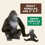Imagen de Juguete Figuras De Animales Familia De Gorilas Niños 3años+