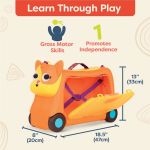 Imagen de Valija Maleta Viajes Y Buggy Con Luz Y Sonidos Niños 2 Años+ - Naranja - Gato Lolo