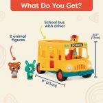 Imagen de Autobus escolar musical con animales