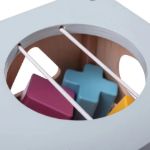 Imagen de Juego de encastre de figuras geométricas en madera Bigjigs