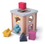 Imagen de Juego de encastre de figuras geométricas en madera Bigjigs