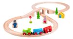 Imagen de Pista de tren de madera con forma de 8 Bigjigs