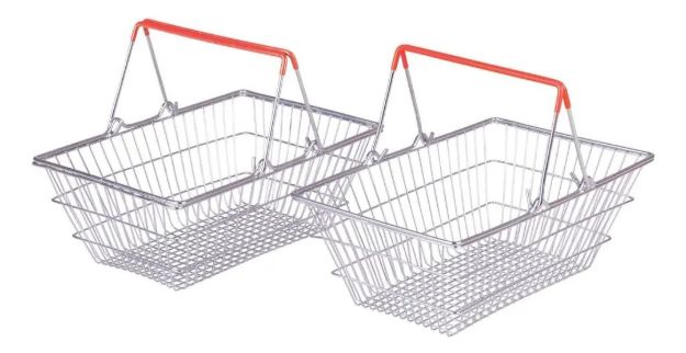 Imagen de Canastos de metal para compras Bigjigs