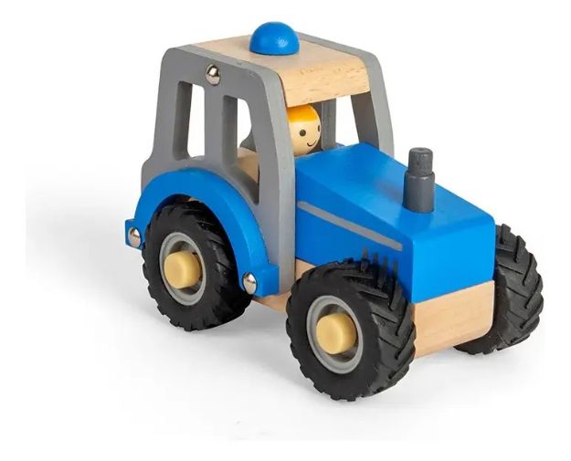 Imagen de Tractor mini de Madera Bigjigs