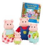 Imagen de Set de figuras de animales: Familia de Cerditos