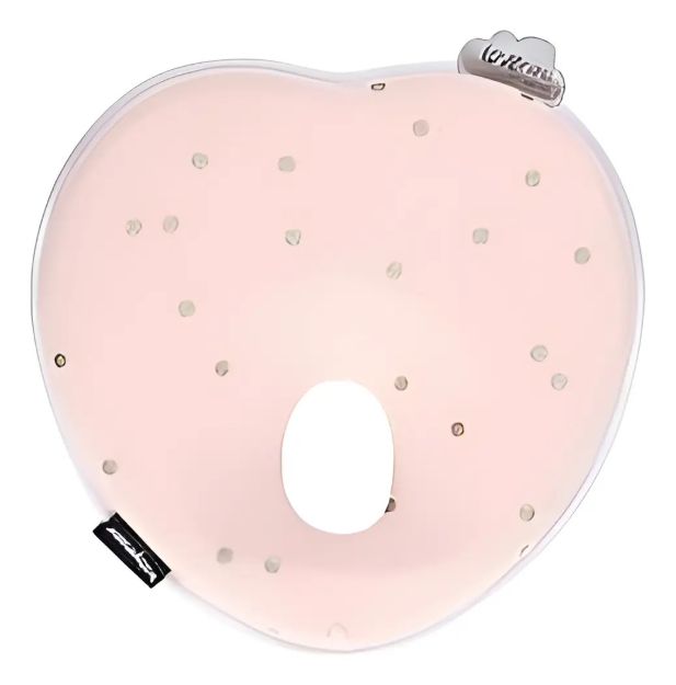 Imagen de Almohada corazón babymoov rosa antiplagiocefalia