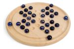 Imagen de Juego de mesa Solitario en madera con canicas Bigjigs