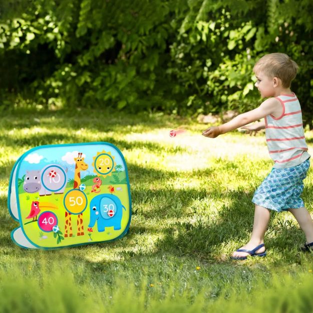 Imagen de Juego de tiro al blanco con pelotas 12 pcs