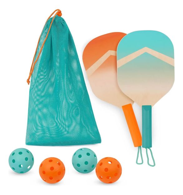 Imagen de Set Paletas con pelotas madera 7 pcs