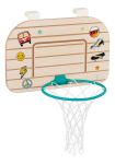 Imagen de Aro de basquet con pelota para colgar