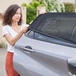 Imagen de Set de 2 fundas parasoles para vidrio de auto con filtro UV