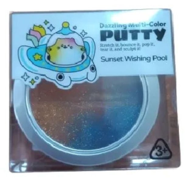 Imagen de Slime Baba Deslumbrantes Water Elf Masa Sensorial 40gr - sunset wishing pool