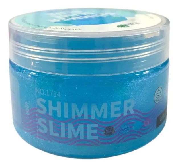 Imagen de Slime Baba Brillante Shimmer Water Elf Masa Sensorial 120ml - Azul