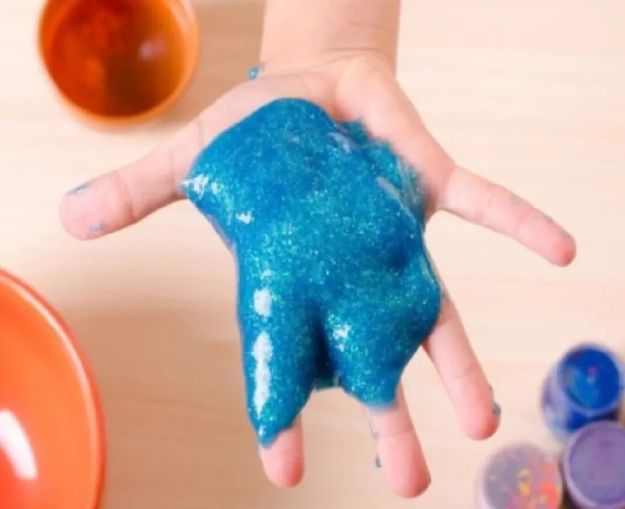 Imagen de Slime Baba Brillante Shimmer Water Elf Masa Sensorial 120ml - Azure