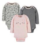 Imagen de Set de bodie, pelele y gorro animal print Gerber 3/6m