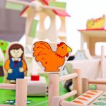 Imagen de Juego de la granja completo de madera Bigjigs