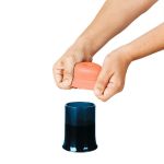 Imagen de Vaso con tapas silicona y sorbitos reutilizables 6pcs nordico