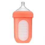 Imagen de Mamadera Anticolico Bolsa Tetina Silicona Para Bebes 3m Naranja