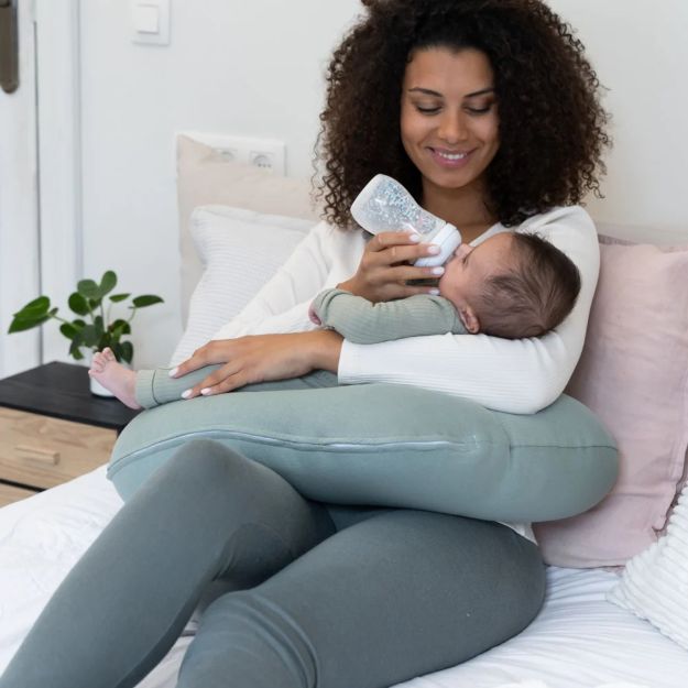 Imagen de Almohadón de lactancia maternal Doomoo-Green