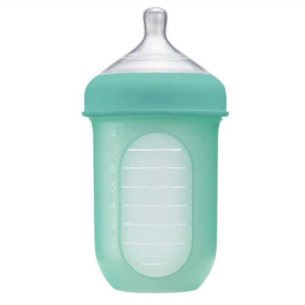 Imagen de Mamadera Anticolico Bolsa Tetina Silicona Para Bebes 3m Turquesa