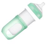 Imagen de Mamadera Anticolico Bolsa Tetina Silicona Para Bebes 3m Turquesa
