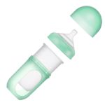 Imagen de Mamadera Anticolico Bolsa Tetina Silicona Para Bebes 3m Turquesa