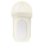 Imagen de Mamadera Anticolico Bolsa Tetina Silicona Para Bebes 3m Beige