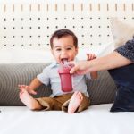 Imagen de Mamadera Anticolico Bolsa Tetina Silicona Para Bebes 3m Bordó
