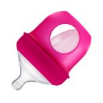 Imagen de Mamadera Con Tetina De Flujo Lento Y Silicona Tamaño 0m+ 120ml-Fucsia