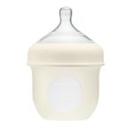 Imagen de Mamadera Con Tetina De Flujo Lento Y Silicona Tamaño 0m+ 120ml-Beige