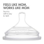 Imagen de Mamadera Con Tetina De Flujo Lento Y Silicona Tamaño 0m+ 120ml-Beige