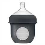 Imagen de Mamadera Con Tetina De Flujo Lento Y Silicona Tamaño 0m+ 120ml-Gris oscuro