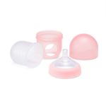 Imagen de Mamadera Con Tetina De Flujo Lento Y Silicona Tamaño 0m+ 120ml-Rosa