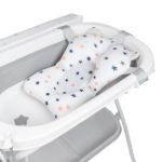 Imagen de Bañito bañera cambiador con reposera plegable Zoe gris