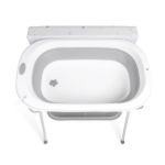 Imagen de Bañito bañera cambiador con reposera plegable Zoe gris