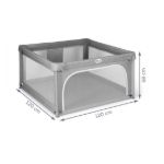 Imagen de Corral centro de juegos L 120x120cm Gris