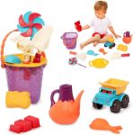 Imagen de Set completo De Playa con bolsa 11pcs- Purpura