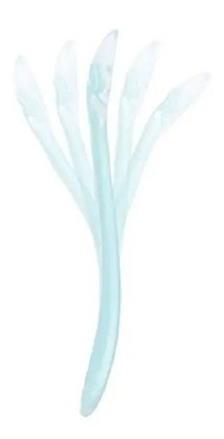 Imagen de Cuchara silicona flexible Babymoov-celeste