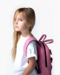 Imagen de Mochila infantil impermeable y vegana-Lazos Rosa
