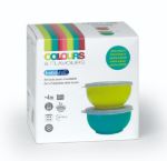 Imagen de Set de 2 bowl de acero inoxidable 250 ml con tapa hermética - verde