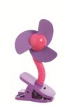 Imagen de Ventiladores con asa de goma eva portable para coches y cunas - PURPURA